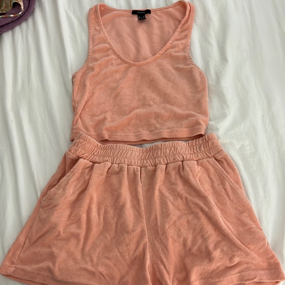 Forever 21 matching shorts set